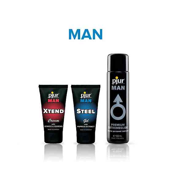 Лубрикант Pjur MAN Premium Extremeglide 100 мл, на силиконовой основе Sex Aura Киев