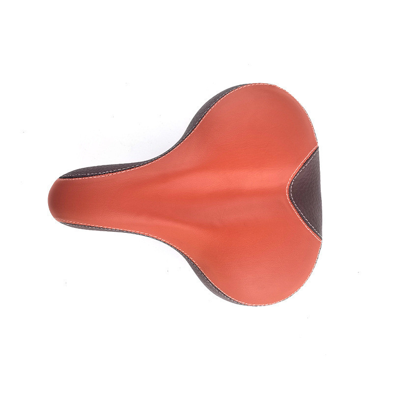 Седло для велосипеда на пружинах мягкое амортизирующее Коричневое 240*200 мм Бровары - изображение 2