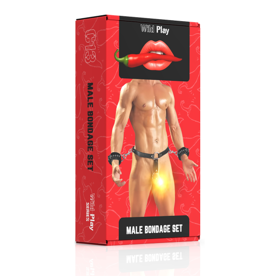 Чоловічий бондажний набір Wild Play Sex Aura Київ