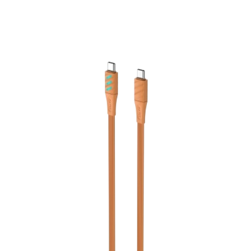 Кабель USB PD Type-C/Type-C Havit HV-CB6254 3,0A 60W 1м помаранчевий Житомир