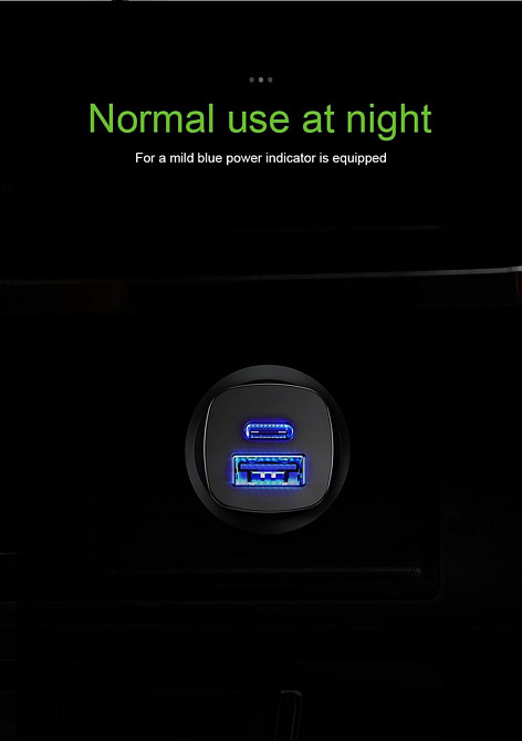 Автомобильное зарядное устройство BASEUS B5-C15Q Dual QC3.0 Car Charger 30W (Черное, два USB-порта) Николаев - изображение 7