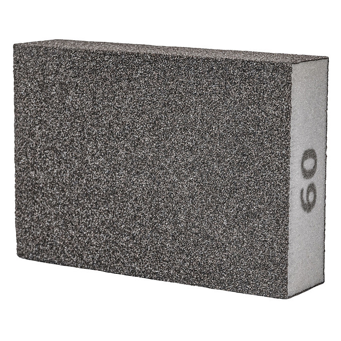 Губка шлифовальная четырехсторонняя 100×70×25мм P60 SIGMA (9130641) Ровно - изображение 2