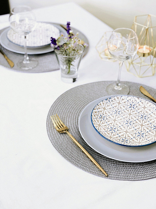 Ecotton Скатертина Ecotton DUCK 150х170 см водовідштовхувальна білого кольору White 23126 Коломия - фото 4