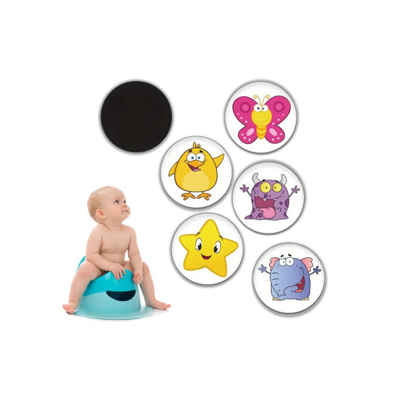 Наклейки для приучения ребенка к горшку 