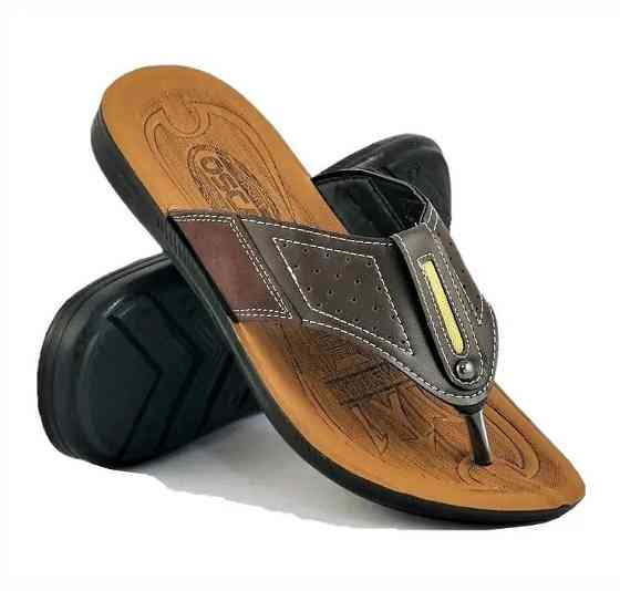 Мужские Шлёпанцы Тапочки Сланцы Вьетнамки Коричневые (размеры: 41,42) Днепр