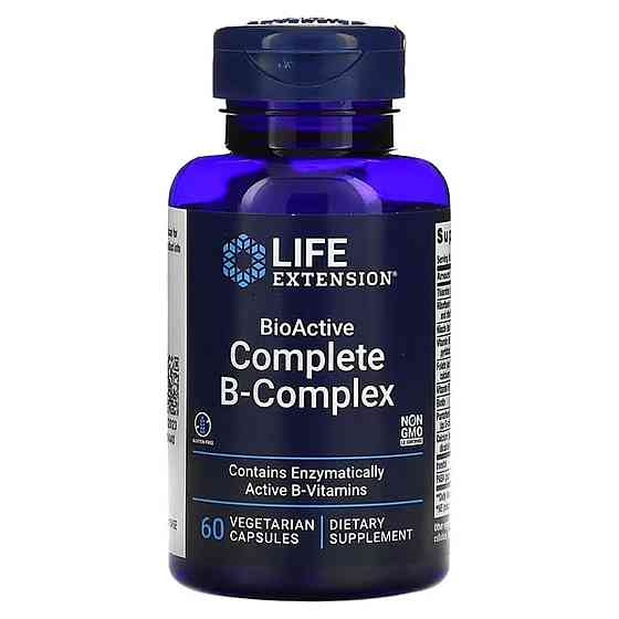 В-комплекс вітамінів (BioActive B-Complex) біоактивний 60 капсул Київ