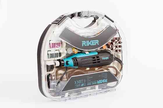 Гравер RIKER RMG 350 350 Вт, 12000–30000 об/мин, 210 насадок, гибкий вал, кейс Киев