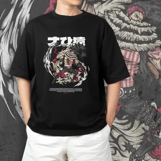 Футболка для подростка мальчика с принтом Ван Пис Katakuri Размер 160 Anime10280 Днепр