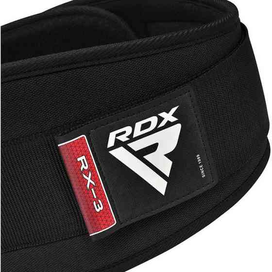 Пояс для важкої атлетики RDX RX3 EVA Curve неопреновий Black XL Кам'янське