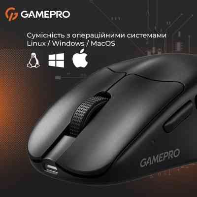 Мишка GamePro Genesis Avenger Wireless/Bluetooth/USB Black (GM096B) Вінниця