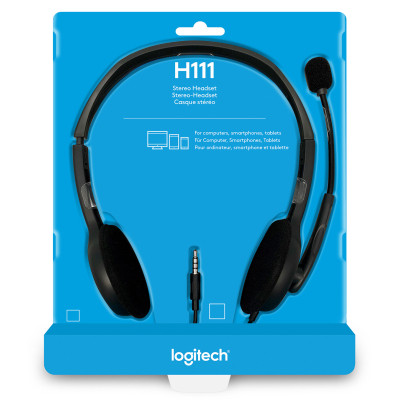 Наушники Logitech H111 Stereo Headset with 1*4pin jack (981-000593) Винница - изображение 3