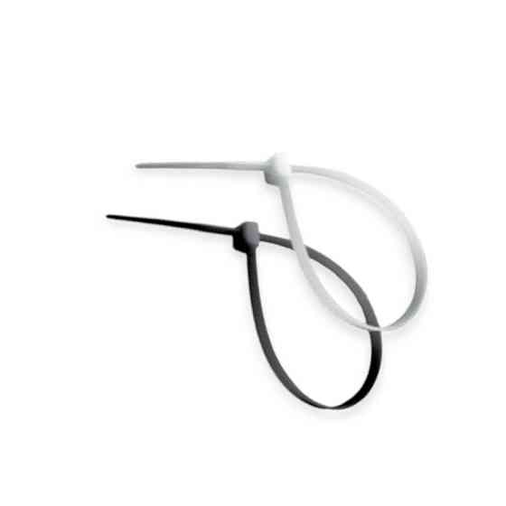 Хомут 400 x 4,8 белый пластиковый Мукачево