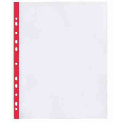 Файл Optima А4+ 40 мкм глянсових з червоною стрічкою, 20 штук (O35109-03) Вінниця