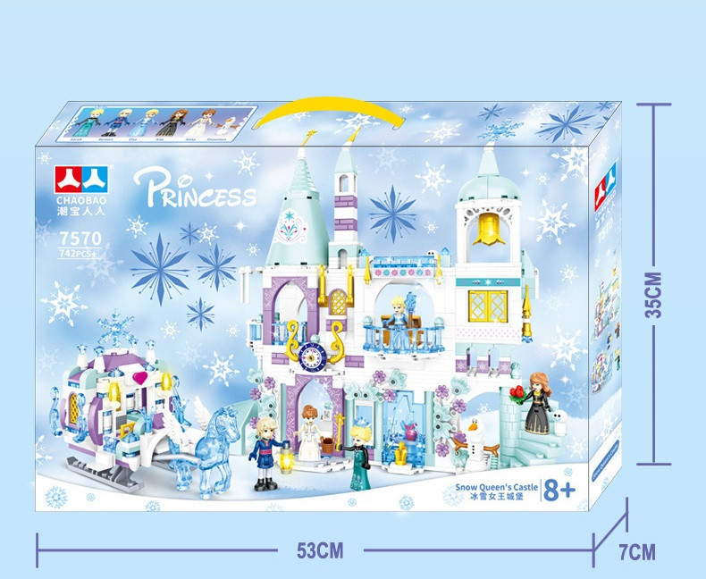 Конструктор Chaobao Замок Снежной Королевы, 742 деталь Киев - изображение 4