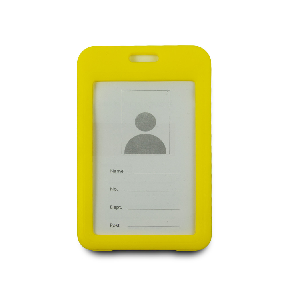 Бейдж на шнурку, вертикальний, колір жовтий – ATIS, 111 x 69 x 5 мм Киев - изображение 2