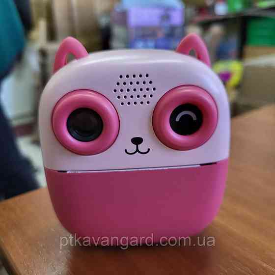 Детский фотоаппарат с моментальной печатью 