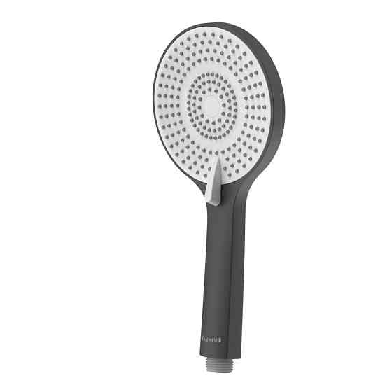 Ручний душ IMPRESE SPR144 120 мм, 3 режима, чорний/білий Київ