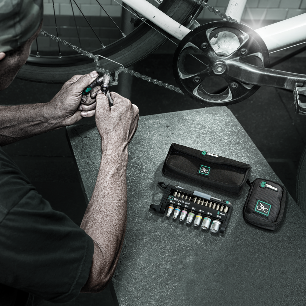 Набор торцевых головок и бит с трещеткой Wera 1/4