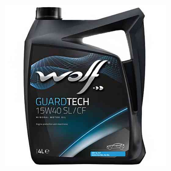 Моторне масло Wolf Guardtech 15W-40 4л Львів