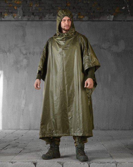Пончо-дощовик олива ВТ0539 Одеса - фото 1