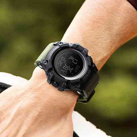 Skmei 1356AG Army Green + Co,ass SBR Киев