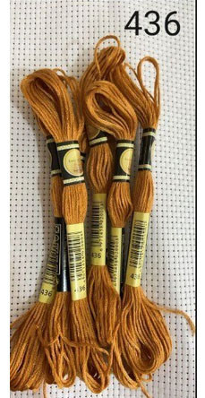 Мулине для вышивки 436 Киев - изображение 1