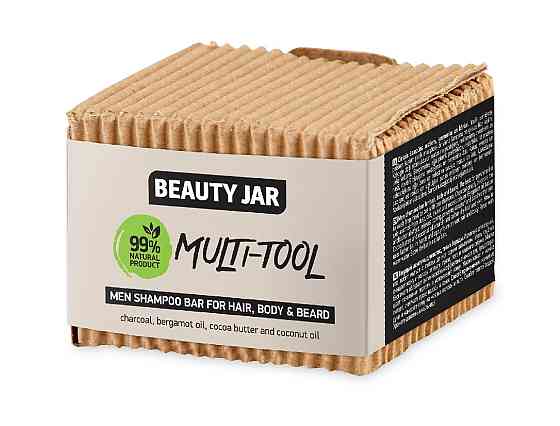 Шампунь чоловічий для волосся, тіла та бороди MultiTool Beauty Jar 60 г Київ