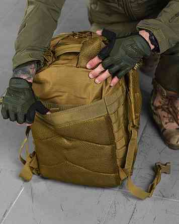 Рюкзак тактичний кайот 45 л 800D Silver Knight USA ВТ6388 Київ