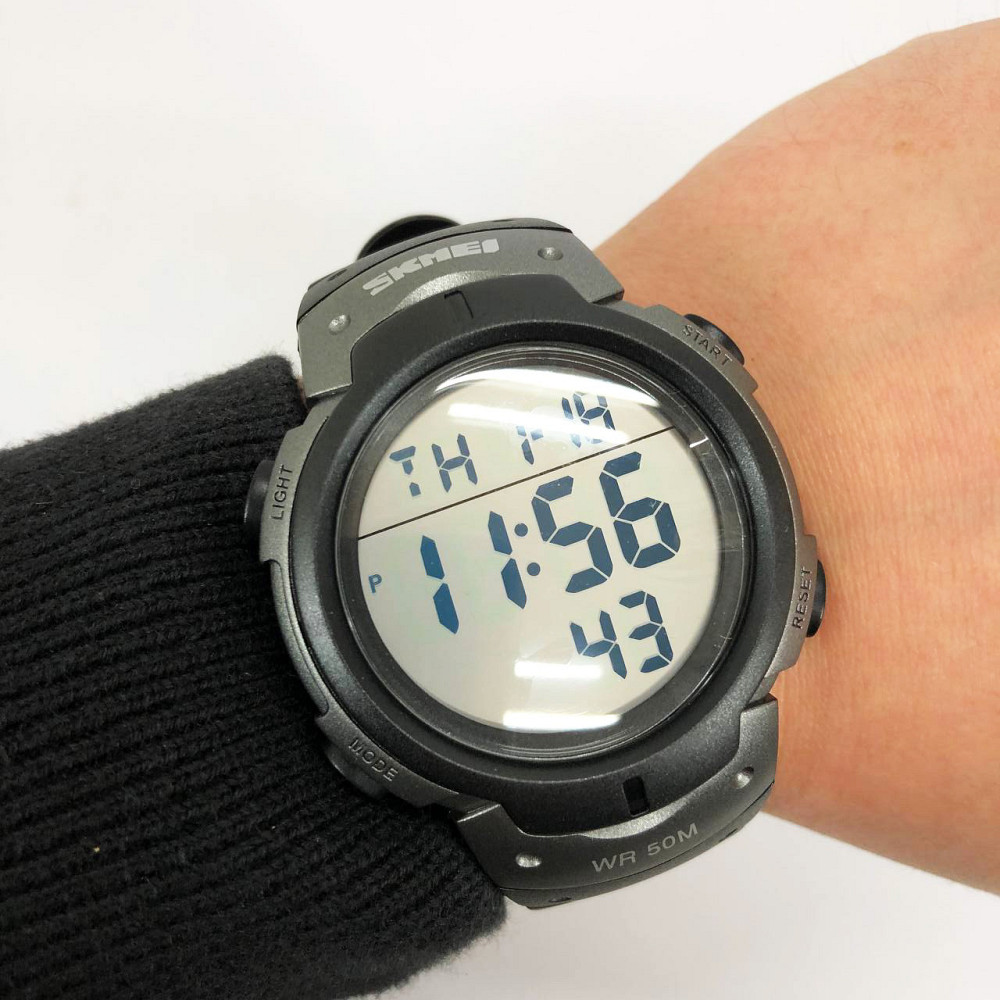 Часы кварцевые армейские, Мужские часы с пластиковым ремешком Противоударные DP-44 Киев - изображение 3