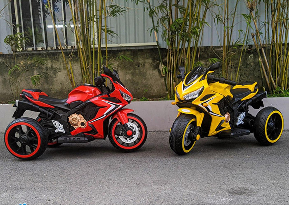 Дитячий електромотоцикл SPOKO SP-518 мотоцикл на акумуляторі для дітей Жовтий Київ - фото 8