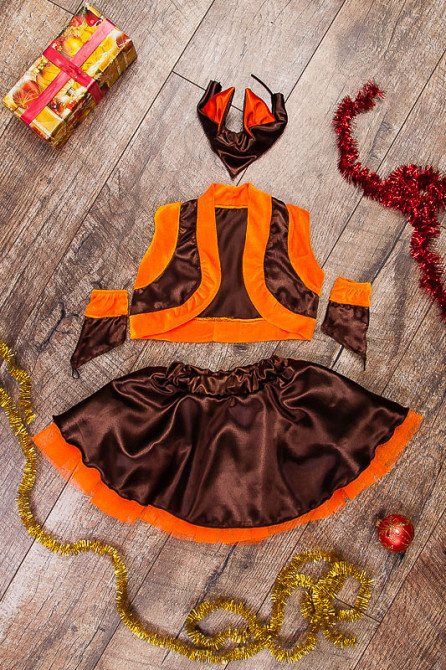 Новорічний костюм "Білочка" Зріст:110 топ Крохатушка одяг Київ - фото 2