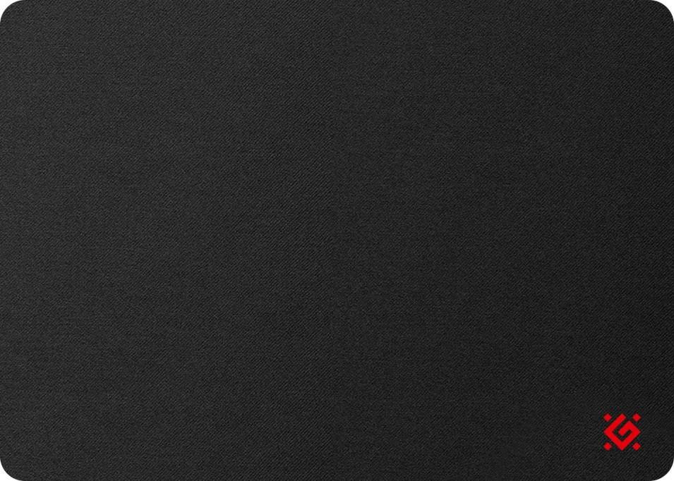 Килимок для миші Defender Black S 250х350х3мм (50017) (7125994) Киев - изображение 1