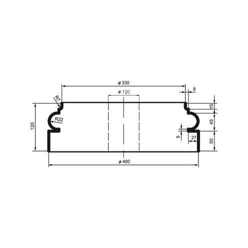Колонна фасадная база Prestige Decor LC 102-3 Днепр - изображение 2