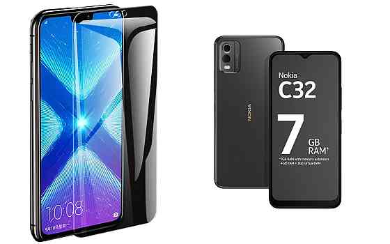 Защитное стекло NeoGlass для Nokia C32 – ультрапрозрачное и устойчивое Киев