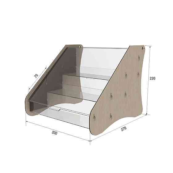 Подставка , горка под макаруны EKOSTAR на 3 полки Киев