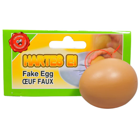 Розіграш "Фальшиве яйце" 6 см Рівне