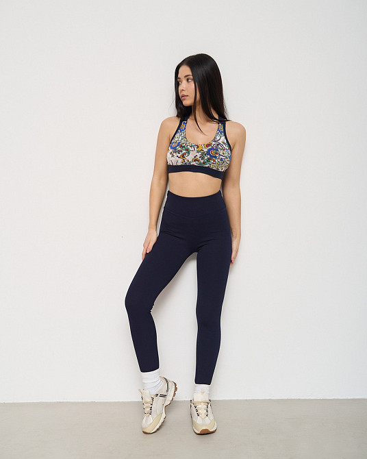 Лосини жіночі в рубчик Nicoletta 10076 Синій, S Київ - фото 3