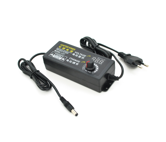 Адаптер живлення NZX-31250 з регулюванням 3-12V 5A, штекер 5,5 * 2,5, LED - індикація Полтава - фото 1