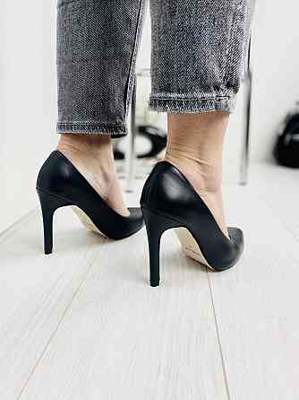 Nivelle Туфлі жіночі NIVELLE чорні натуральна шкіра каблук 11см 36р.37р.38р. (1740/10502-10512) Коломыя