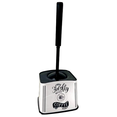 Йоржик для унітазу з підставкою з малюнком біла кава ELIF Житомир - изображение 2