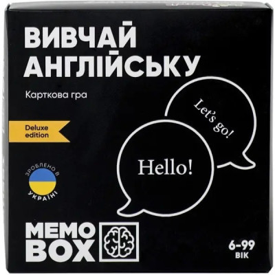 Настільна гра JoyBand MemoBox Delux Вивчай англійську (MBD104) Вінниця - фото 1