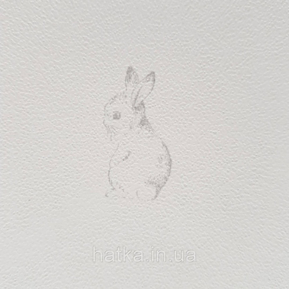 Шпалери флізелінові дитячі Lutece Tartine et Chocolat біла основа світло сірі мишки їжачки баранці зайчики Київ - фото 5