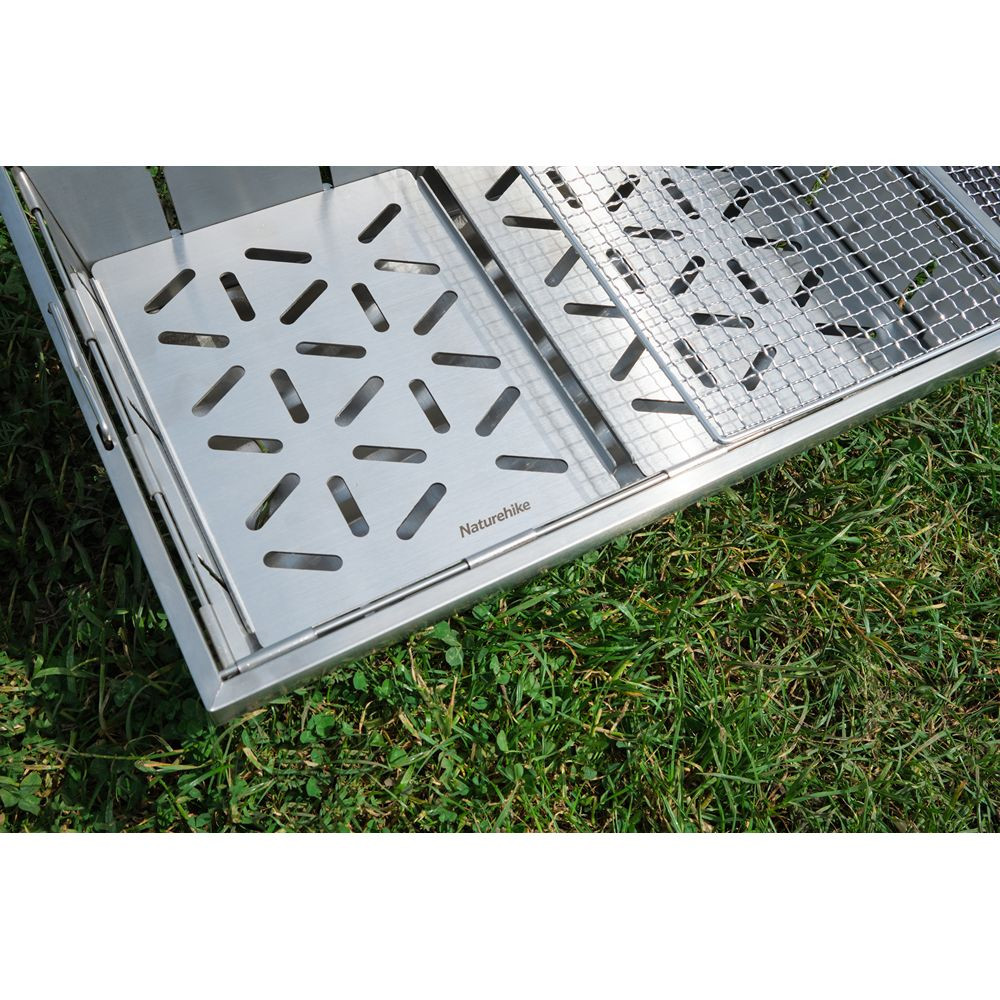 Гриль портативний Naturehike Picnic BBQ Grill NH20CJ006, р-р L, сталь Київ - фото 14