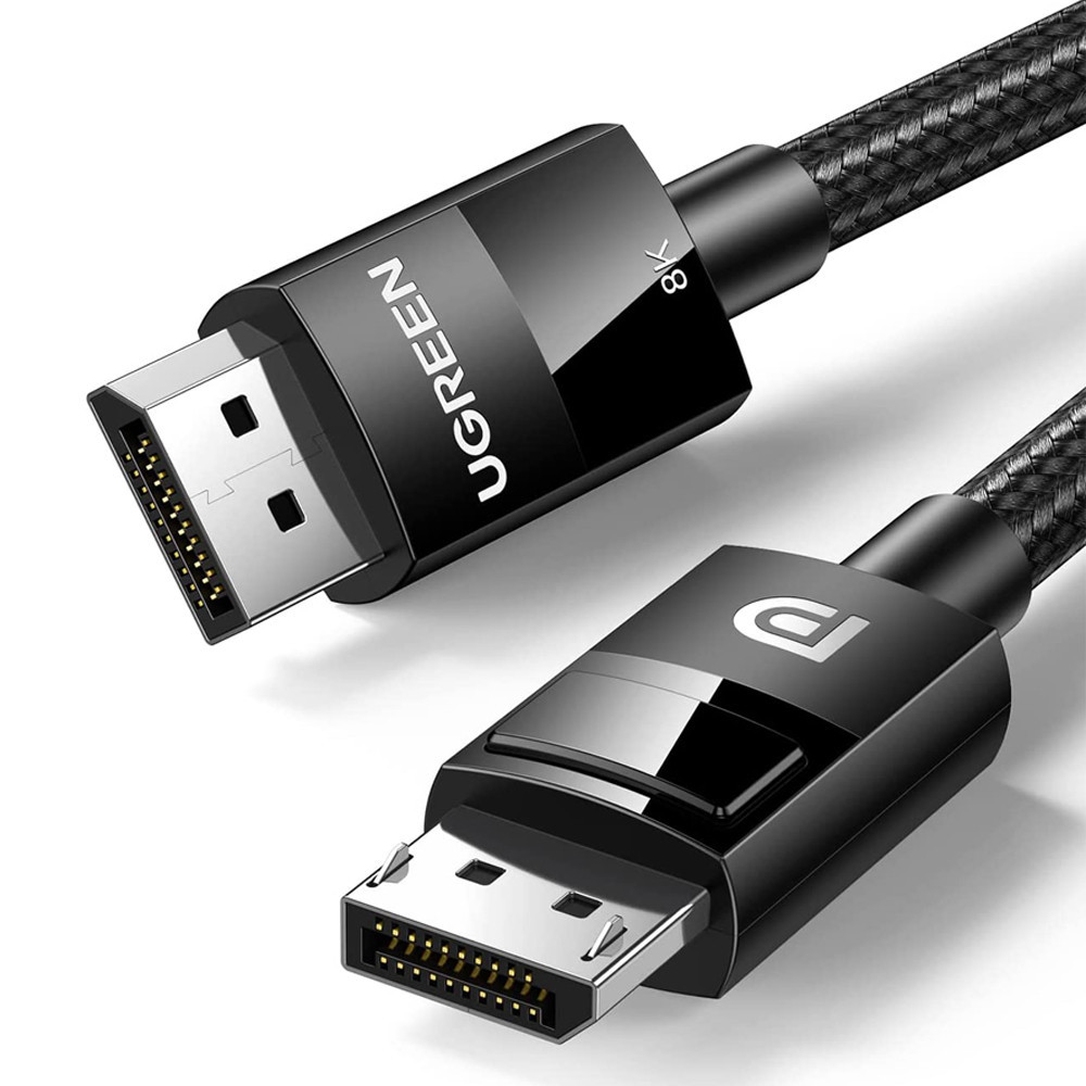 Мультимедийный Display Port кабель V1.4 Ugreen DP114 8K@60Hz 4K@144Hz 80391 (Черный, 1.5м) Николаев - изображение 1