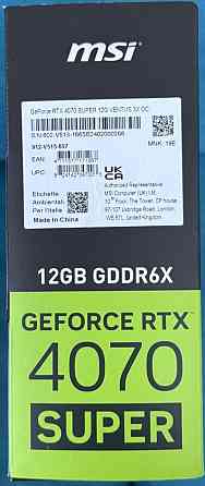 Видеокарта: GeForce RTX 4070 Super 12G Ventus 3X Киев