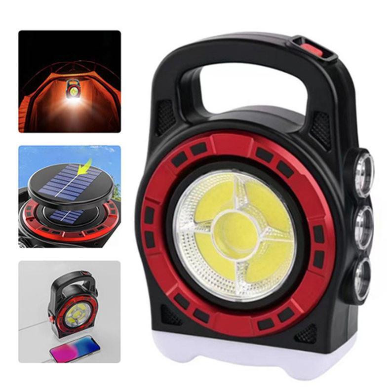 Кемпінговий ліхтар HB-6678L (LED+52SMD+SMD) + сонячна панель + Power Bank + microUSB (3 режими) Вінниця - фото 5