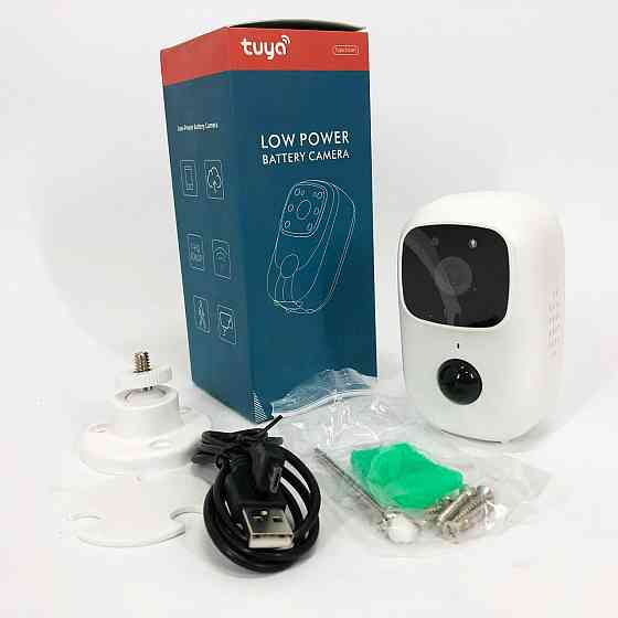 Камера видеонаблюдения Smart wifi приложение Tuya работает EH-420 от 2x18650 Киев