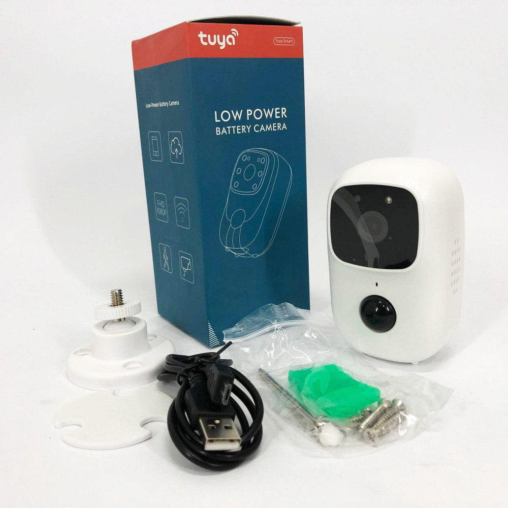 Камера видеонаблюдения Smart wifi приложение Tuya работает EH-420 от 2x18650 Киев - изображение 5