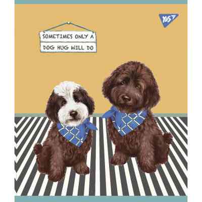 Тетрадь Yes А5 Dogs 24 листов клетка 24 листа (766834) Винница