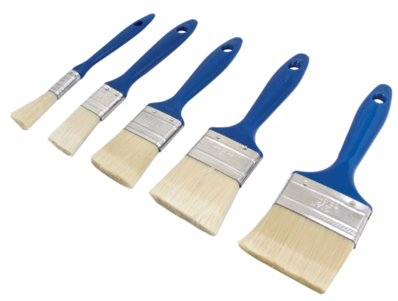 Набір пензлів флейцевих 5 шт. SATRA S-5PBH Чернігів